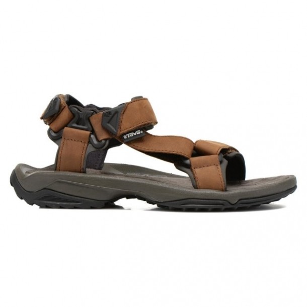 Sandale Teva Terra Fi Lite Leather Men Maro - Brown - imagine 8